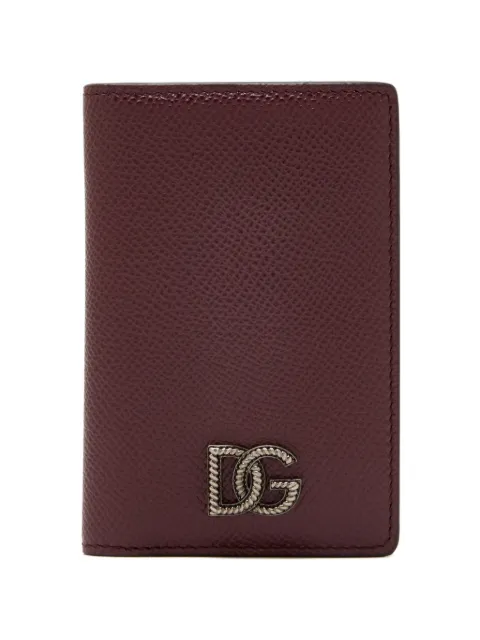 Dolce & Gabbana logo plaque wallet