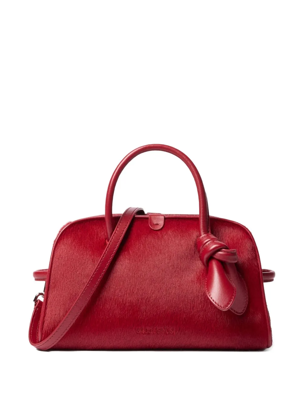 Jacquemus small Turismo knot-detail shoulder bag - Rosso