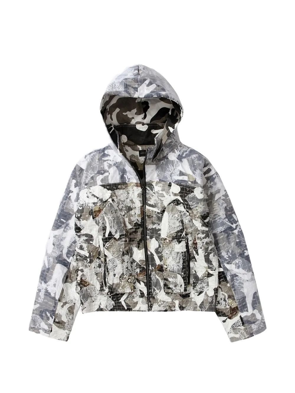 Who Decides War Artic puffer jacket - Bianco