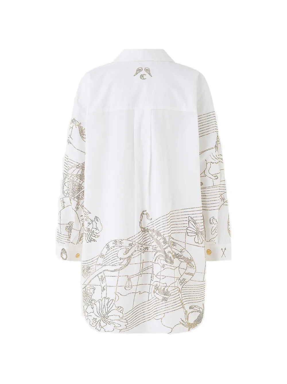  Camilla Side Buttons Tunic - White 