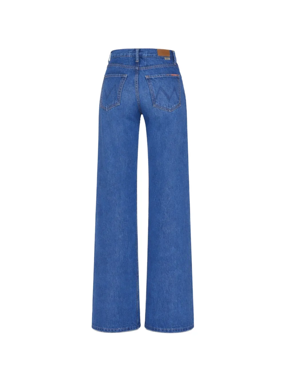 MOTHER Jeans met vlakken Blauw