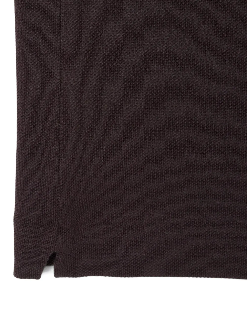 Lacoste Poloshirt met knopen Bruin