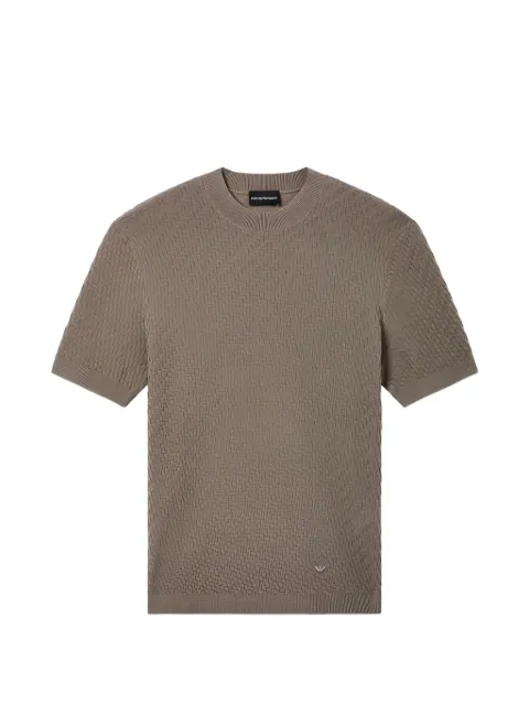Emporio Armani logo-appliqué T-shirt