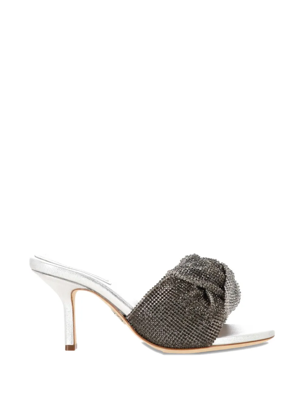 Rodo crystal-embellished heeled pumps - Grigio