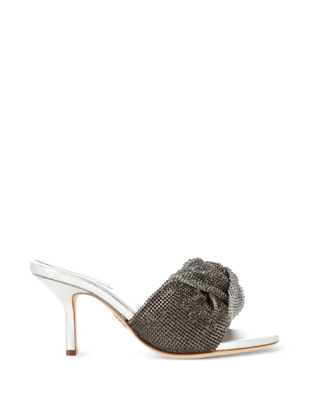 Rodo Pumps verfraaid met kristallen Grijs