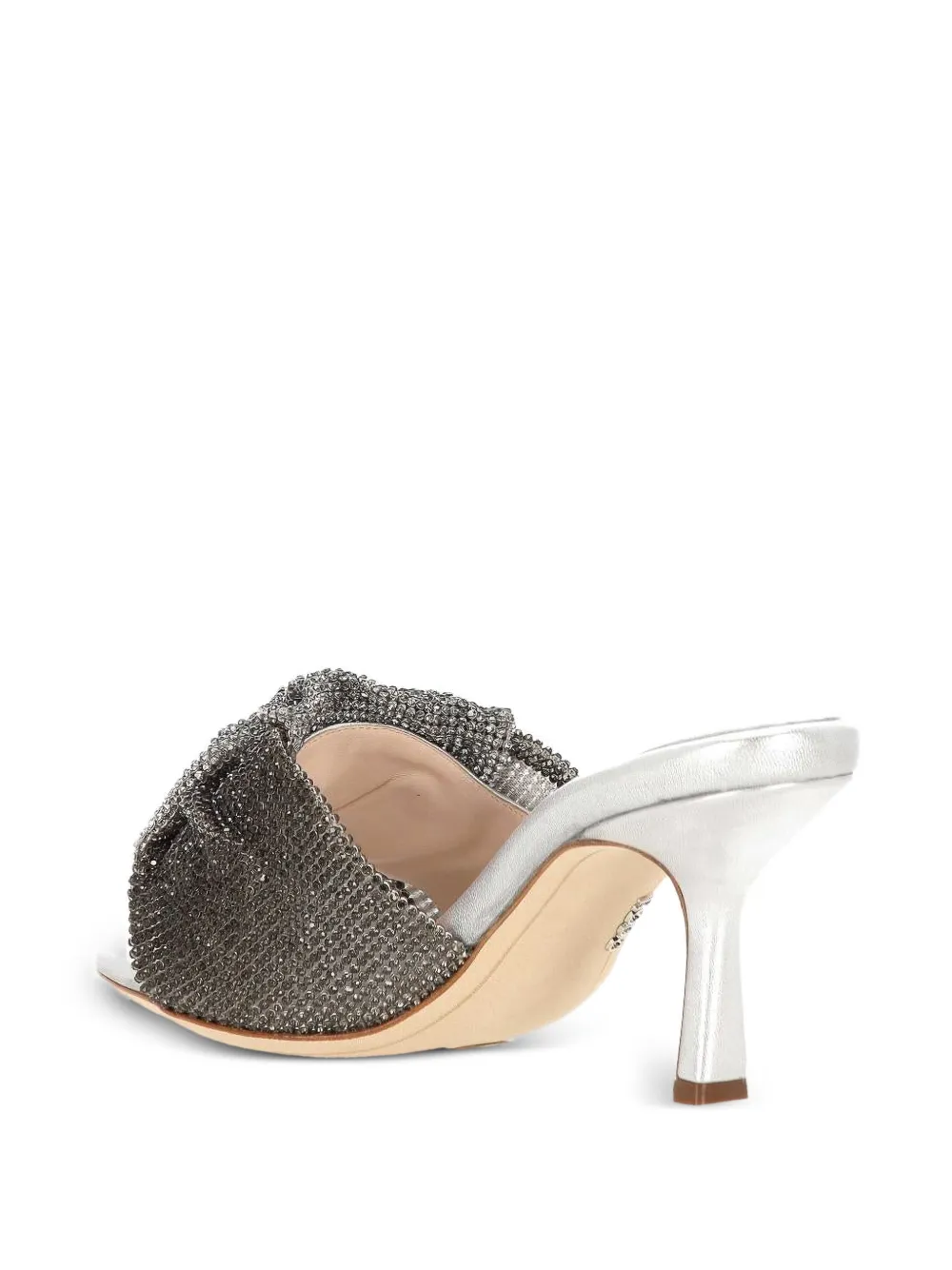  Rodo Crystal-embellished Heeled Pumps - Grey 