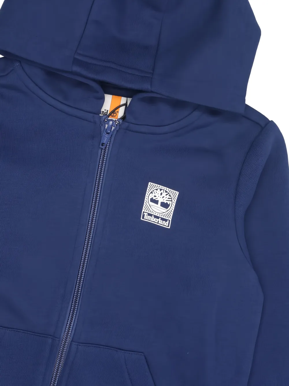 Timberland Kids Hoodie met rits Blauw