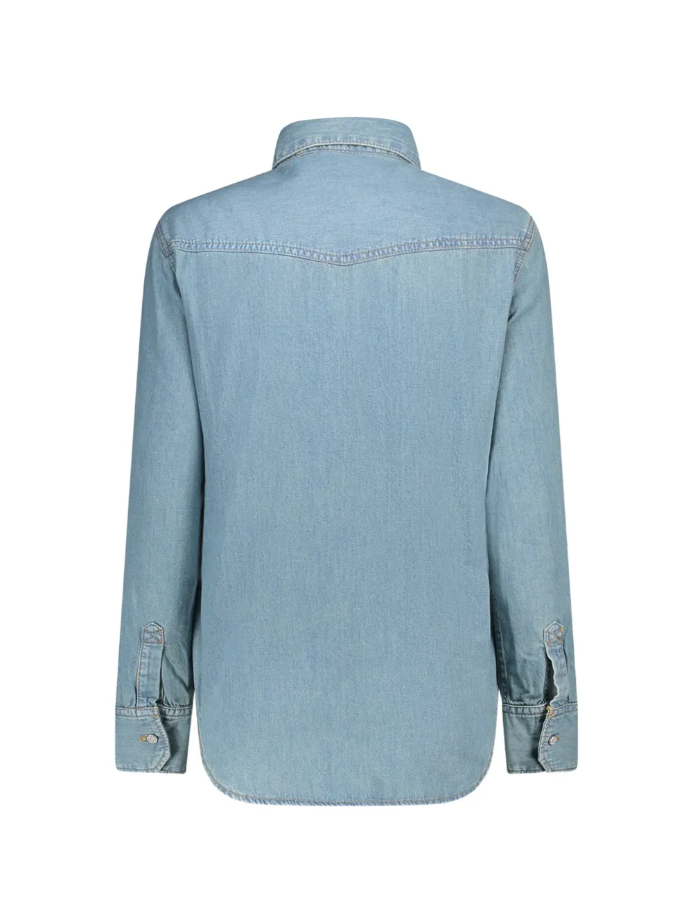 Zadig&Voltaire Blouse met klepzakken en knopen Blauw