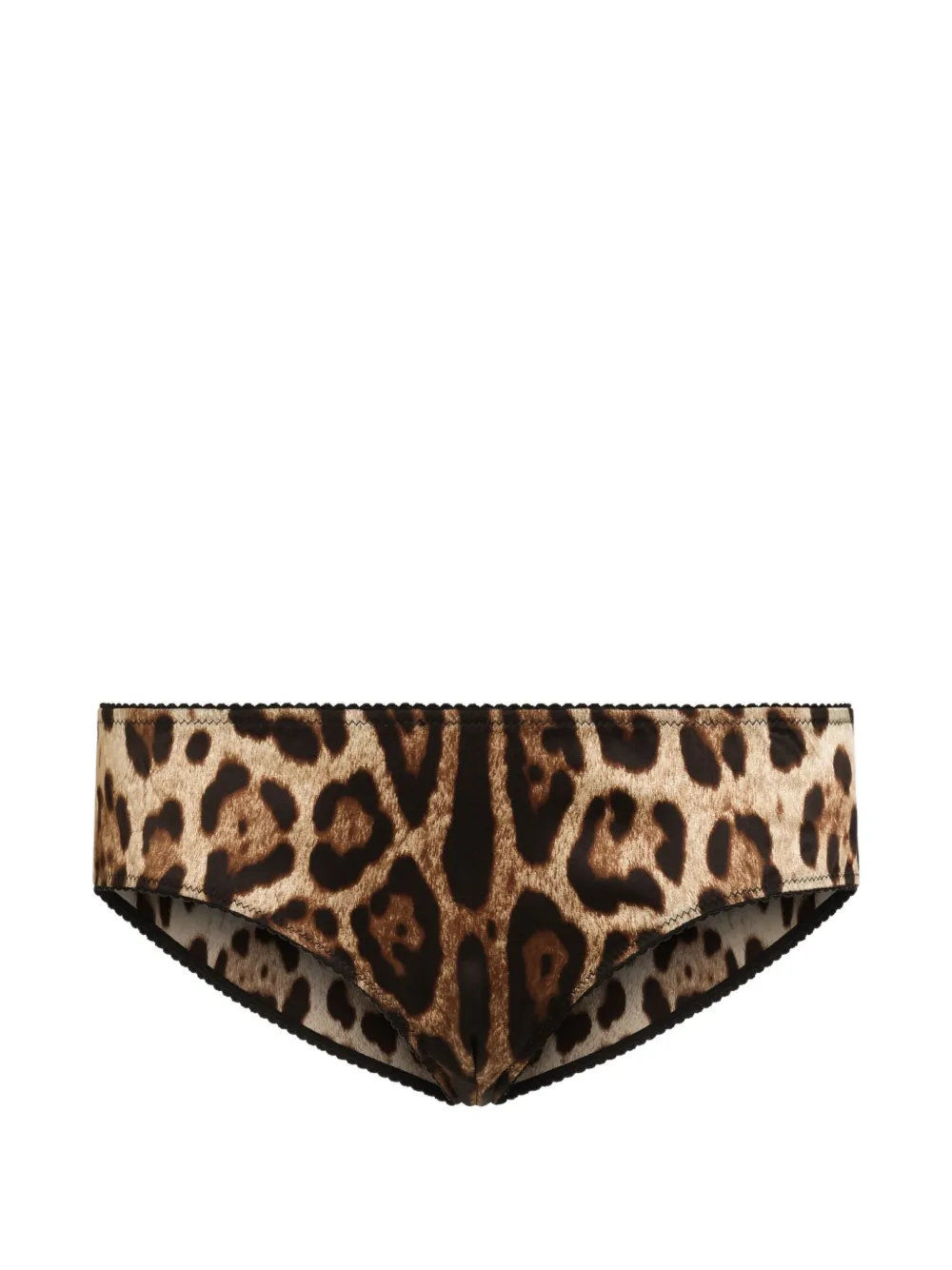 Dolce & Gabbana Slip mit Leoparden-Print - Nude
