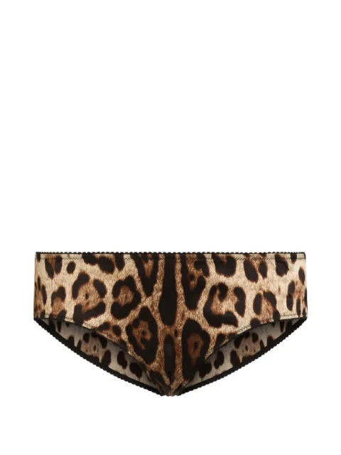 Dolce & Gabbana 豹纹三角内裤