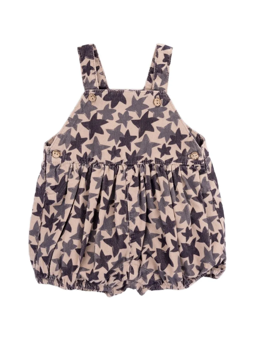 Knot star corduroy dungaree - Toni neutri