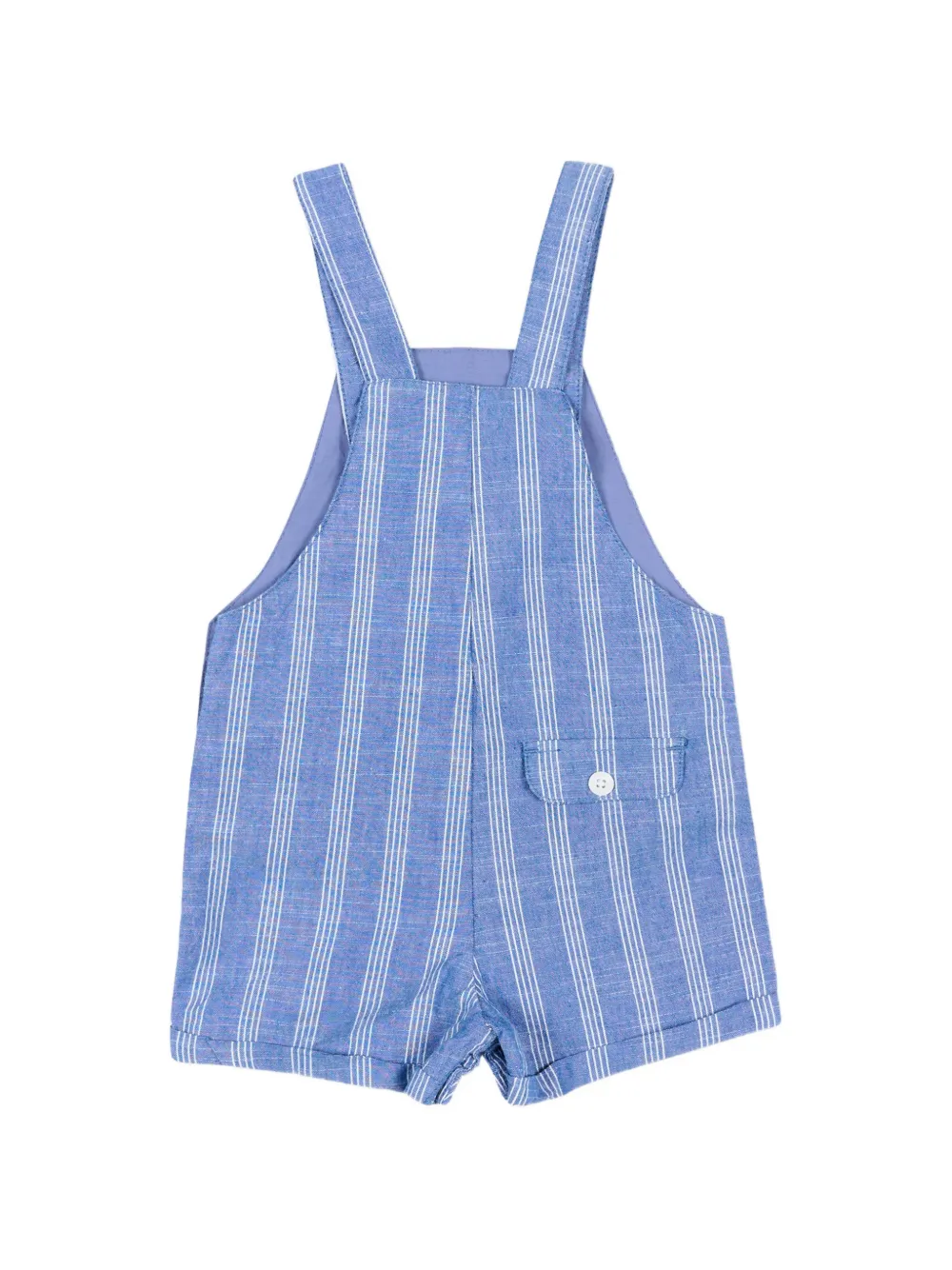  Mayoral Button Striped Dungarees - Blue 