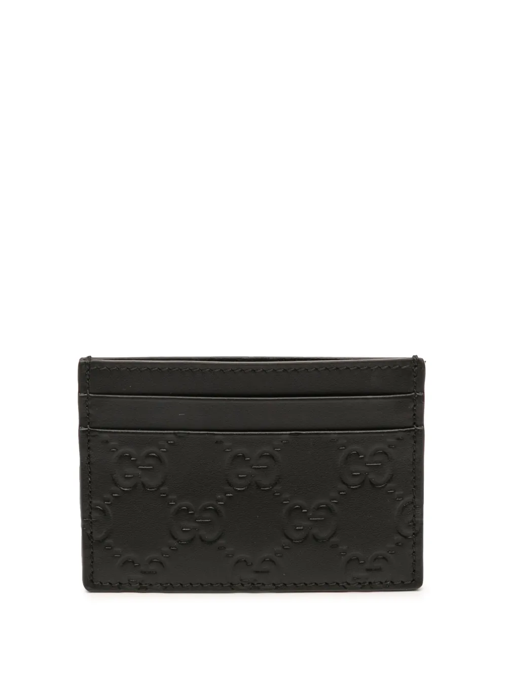 Gucci Pre-Owned 2016-2025 Guccissima card holder - Nero