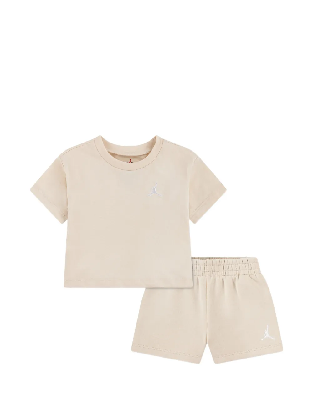 Jordan Kids logo-detail shorts set (set of two) - Toni neutri