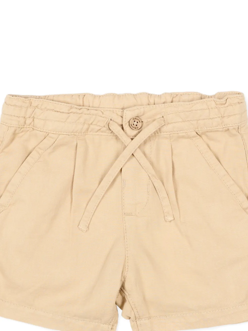  Mayoral Drawstring Pocket Shorts - Neutrals 