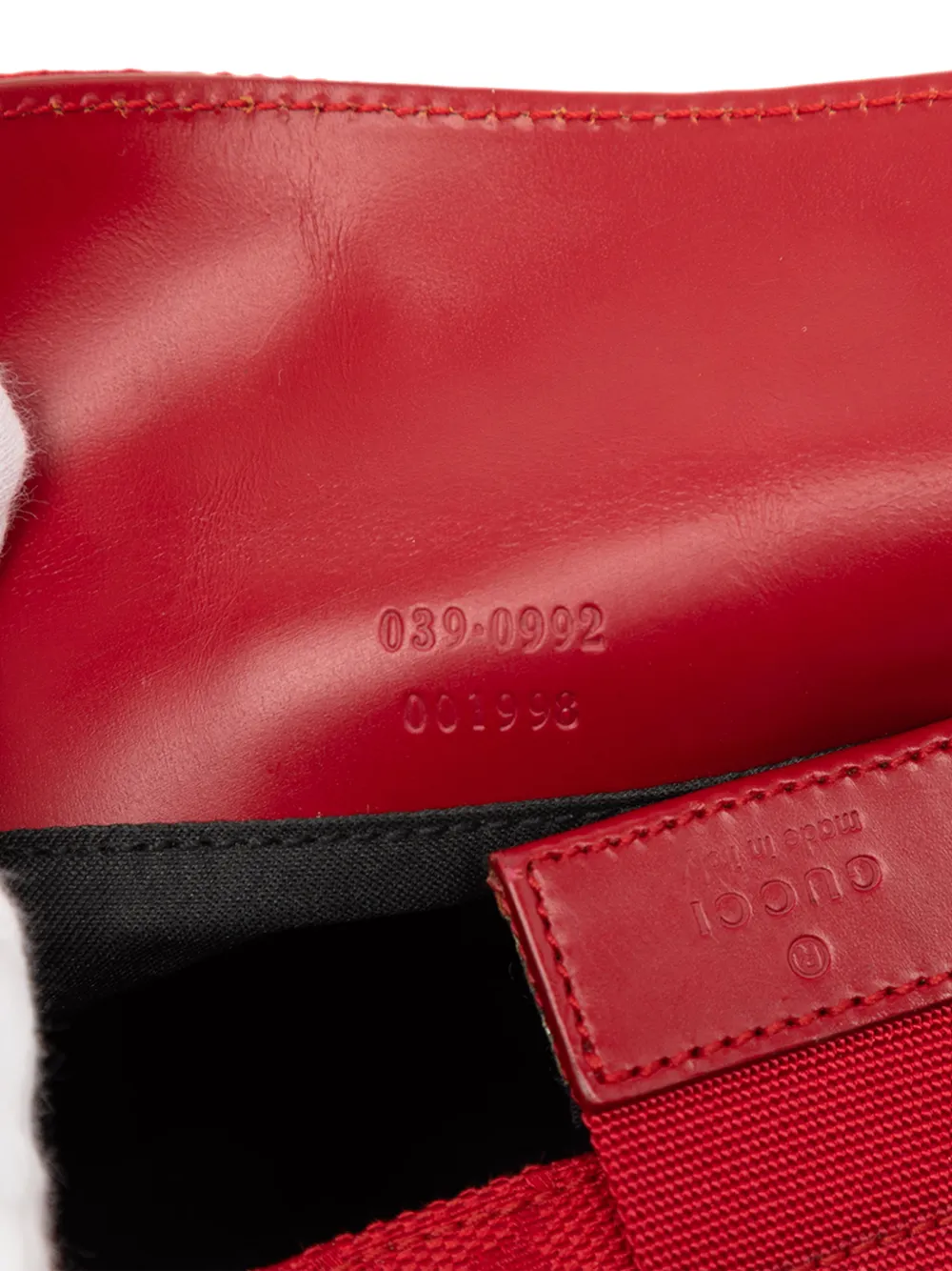 2000-2010 Gg Canvas Clutch Bag