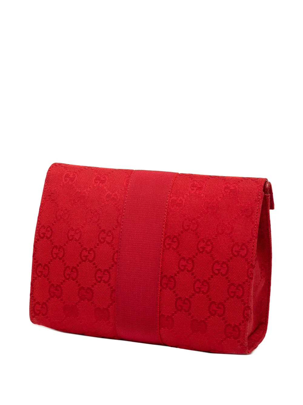 2000-2010 Gg Canvas Clutch Bag
