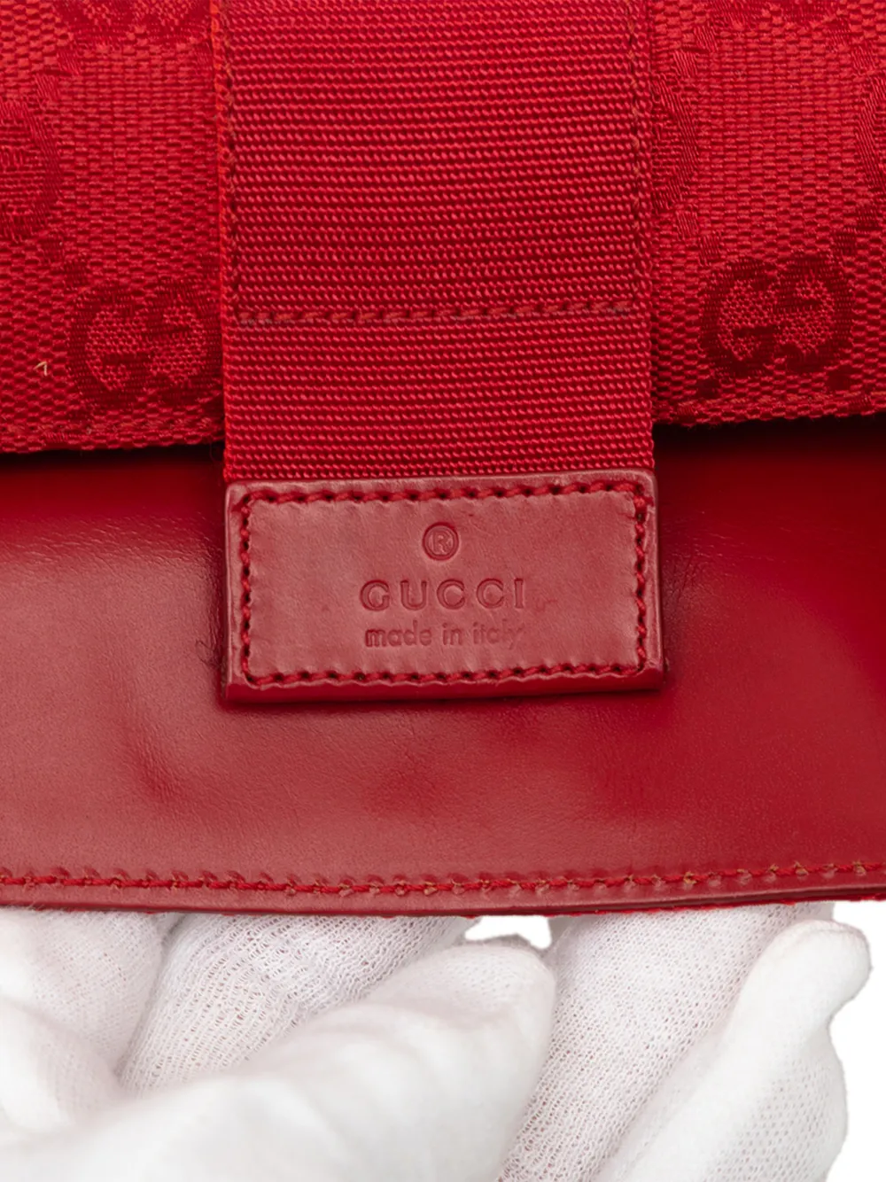 2000-2010 Gg Canvas Clutch Bag