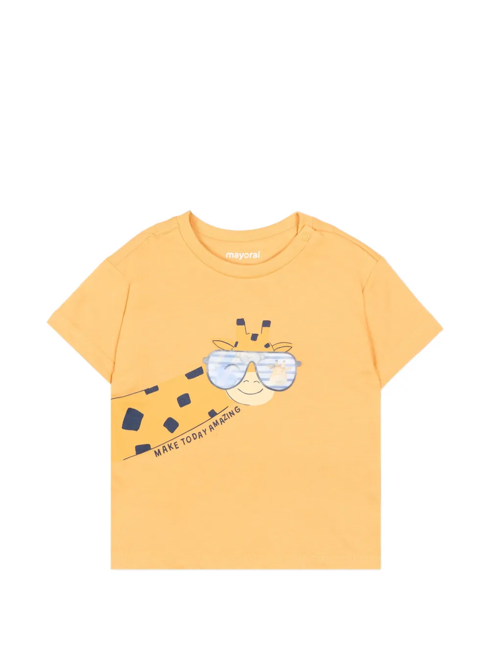 Mayoral T-shirt met print Geel
