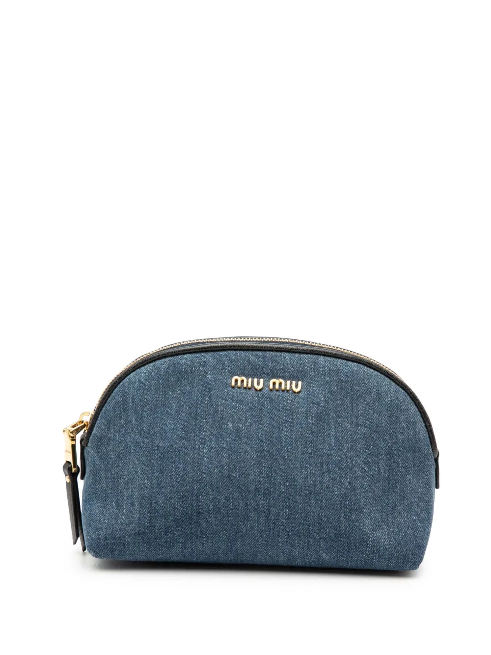 Miu Miu Pre-Owned 2010-2026 Denim Cosmetic pouch - Blu