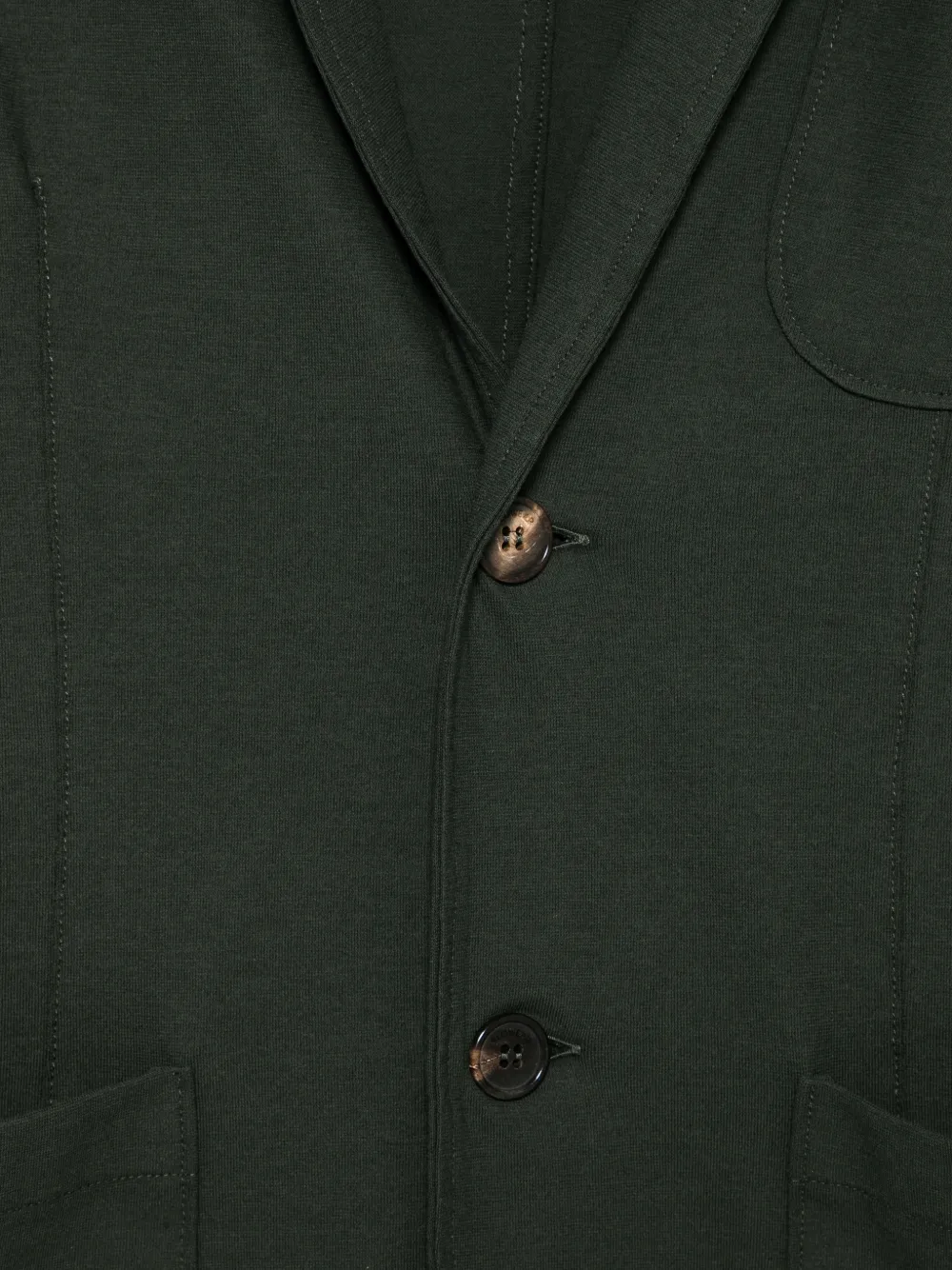  Zanone Patch-pocket Blazer - Green 