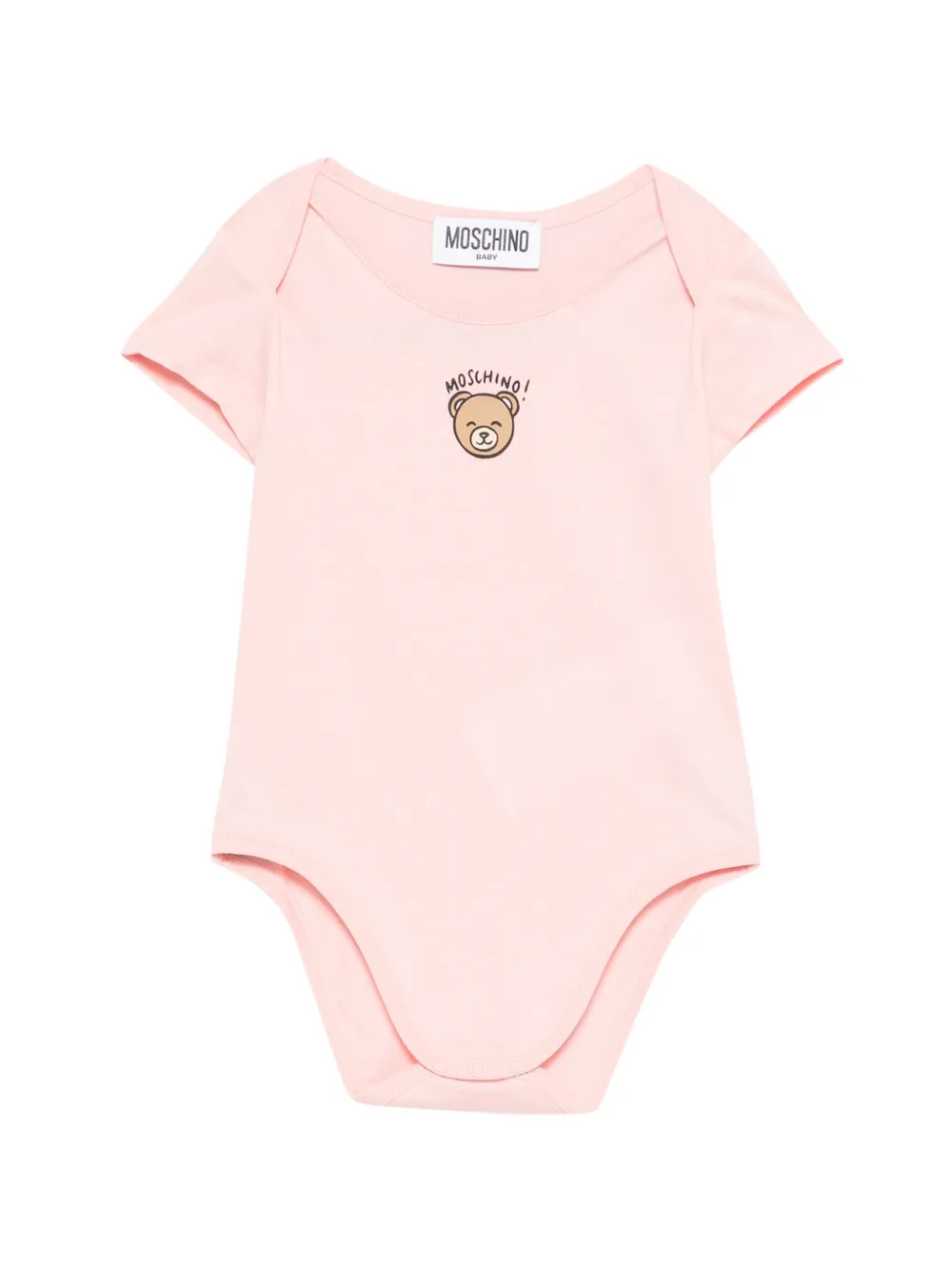 Moschino Kids teddy-print body - Rosa