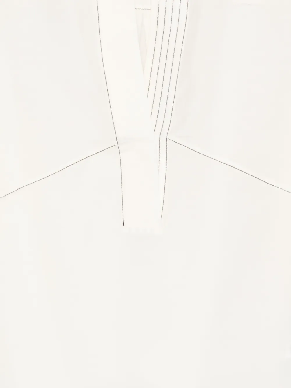  Boss Brizzy V-neck Panelled Top - Neutrals 