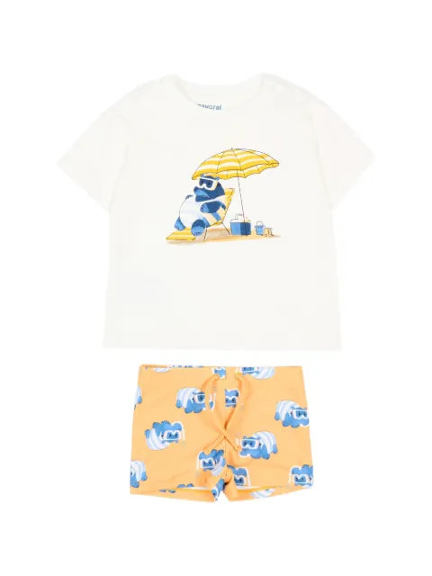 Mayoral graphic-print shorts set (set of two)