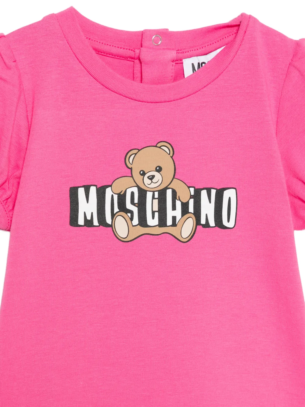 Moschino Kids Twee paar shorts met teddybeerprint Roze
