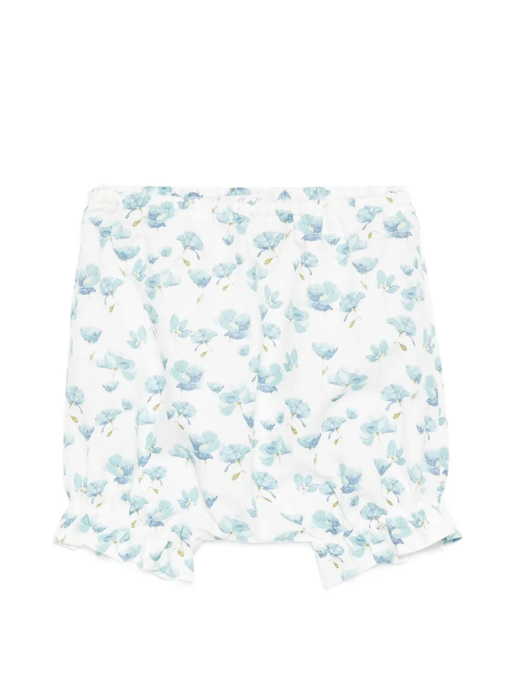 Mariella Ferrari ruffled floral bloomers - Bianco