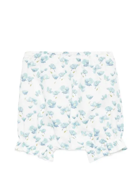 Mariella Ferrari bloomers florales con volantes