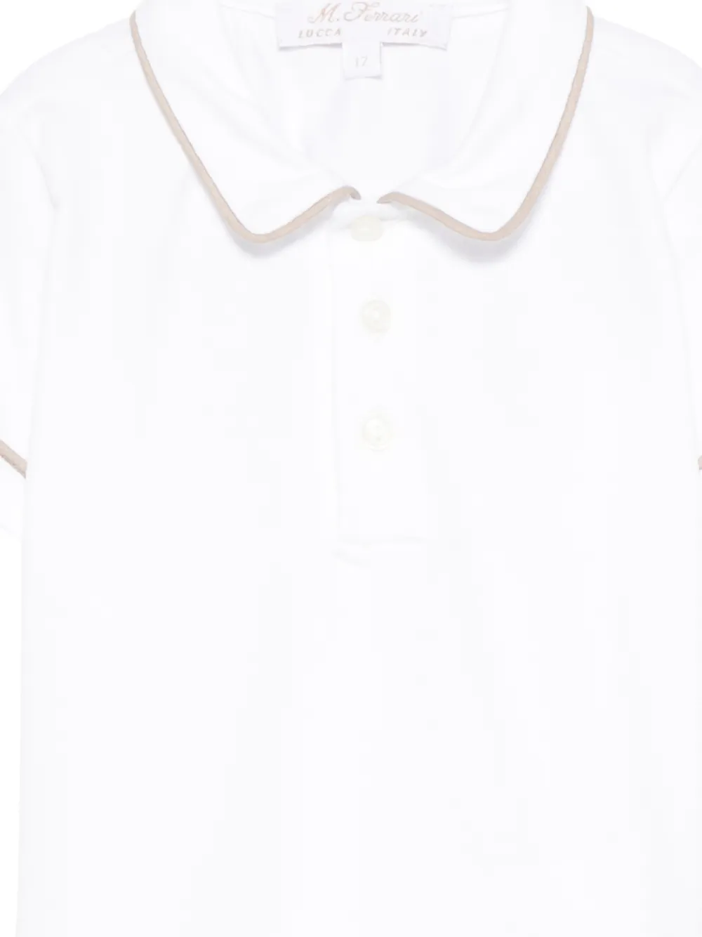 Mariella Ferrari Poloshirt met korte mouwen Wit