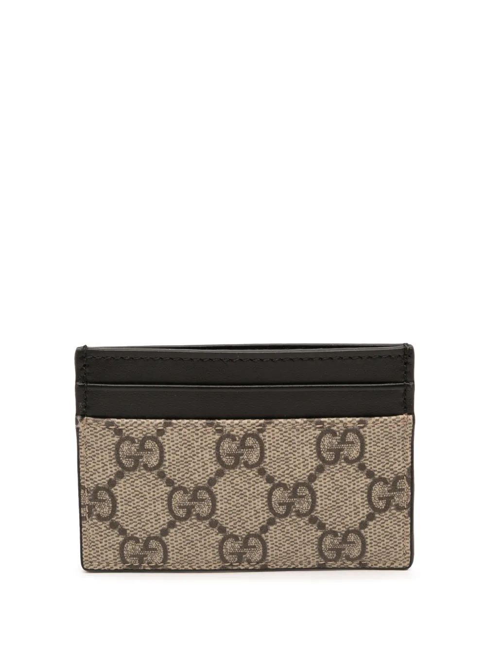 Gucci Pre-Owned 2000-2015 GG Supreme card holder - Marrone