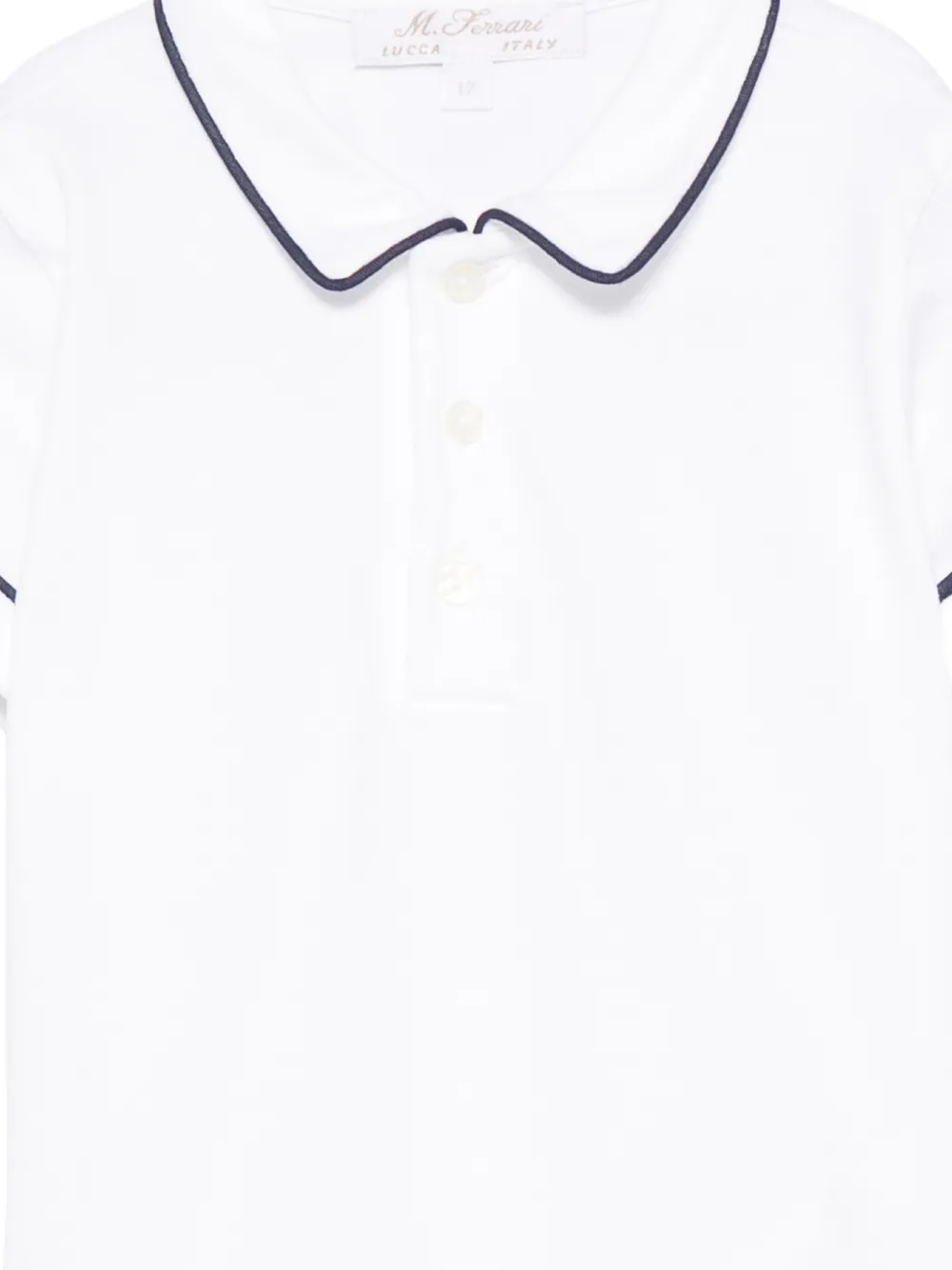 Mariella Ferrari Poloshirt met korte mouwen Wit