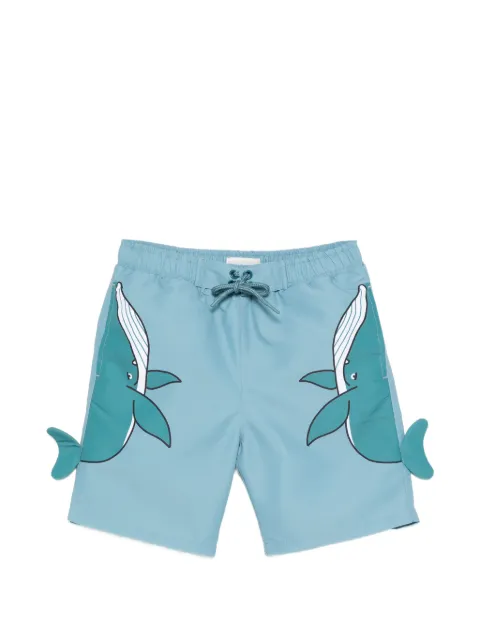 Stella McCartney Kids クジラ スイムショーツ