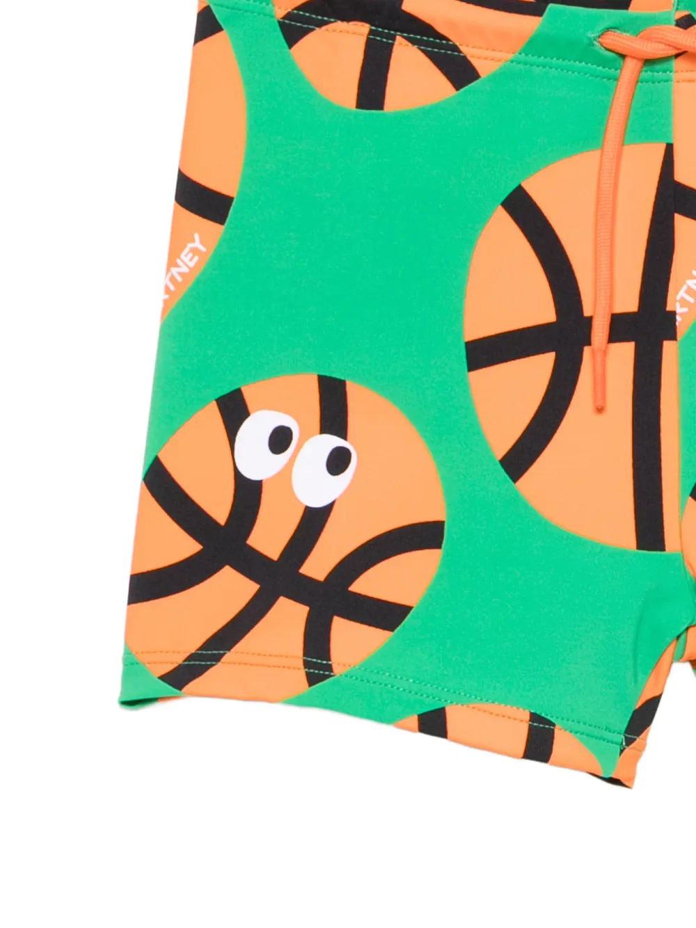  Stella Mccartney Kids Drawstring-fastening Swim Shorts - Green 
