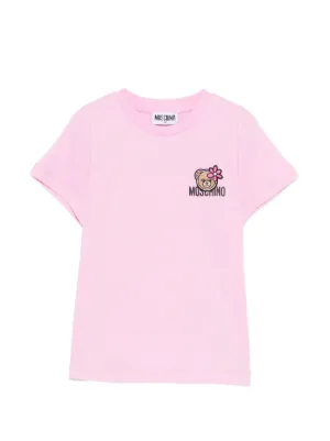 Moschino Kids モスキーノ・キッズ テディベア Tシャツ | ピンク