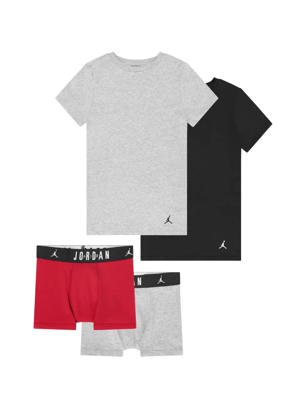 Jordan Kids logo-print underwear set of four - Grau