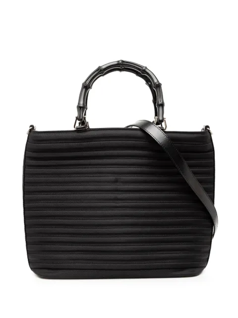 Gucci Pre-Owned sac à bandoulière Bamboo en nylon 20e siècle