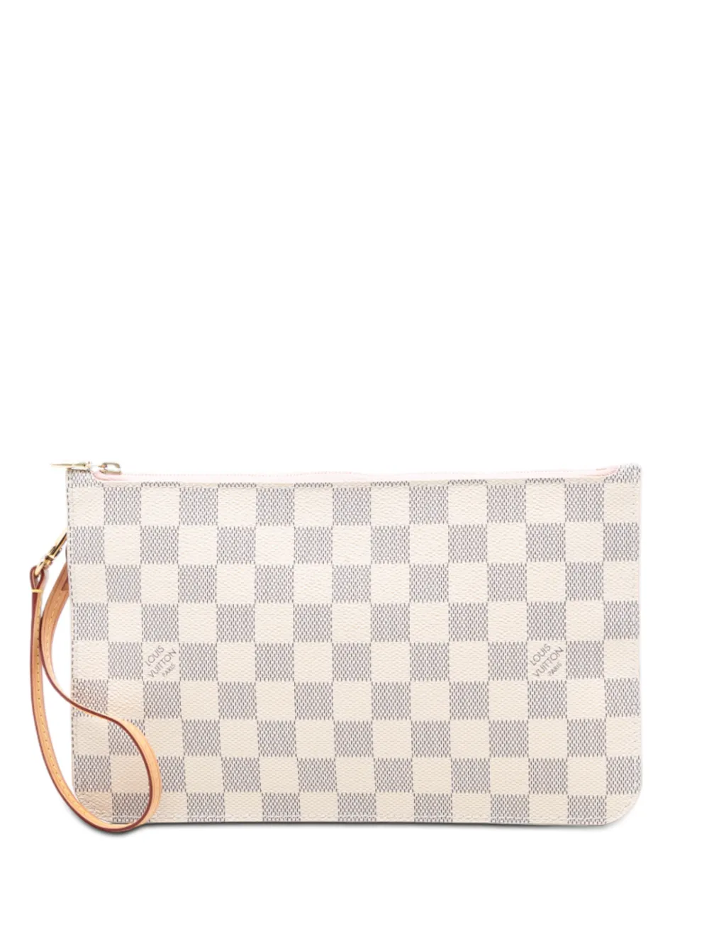 Louis Vuitton Pre-Owned 2018 Damier Azur Neverfull MM pouch - Bianco