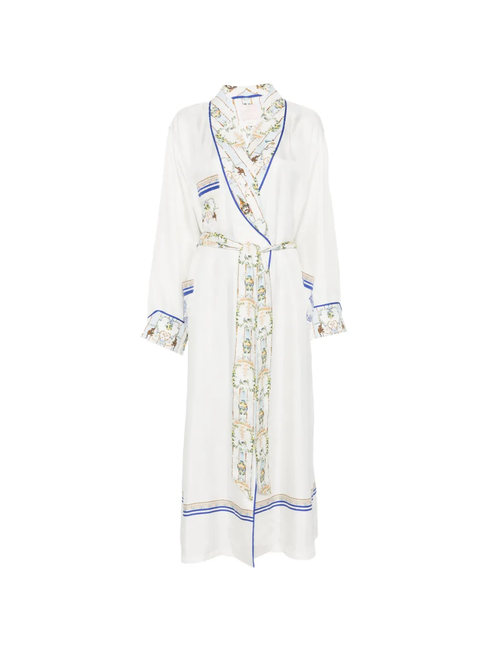 Camilla Abito midi con stampa - Bianco