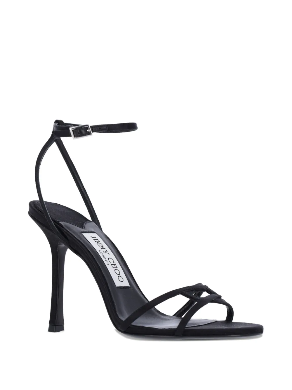 Jimmy Choo Leo slingback sandalen Zwart