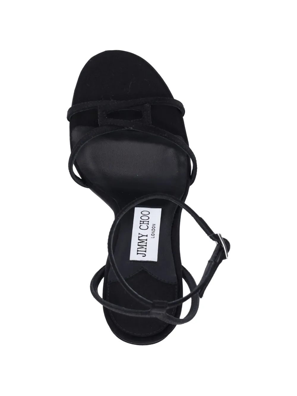 Jimmy Choo Leo slingback sandalen Zwart