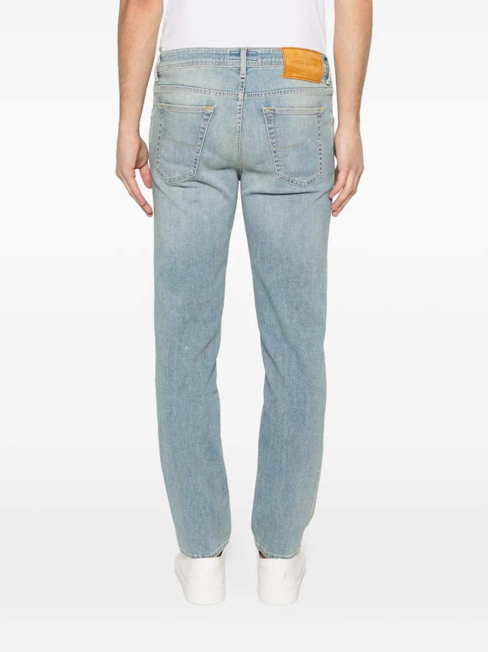 Jacob Cohën Scott jeans met knopen Blauw
