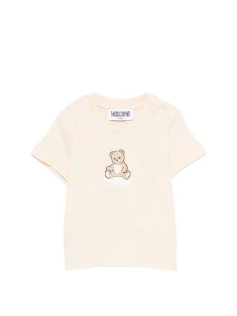 Moschino Kids playera con oso estampado