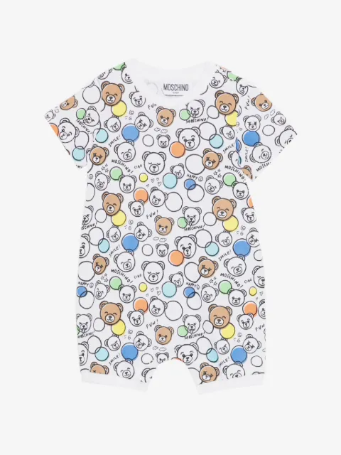 Moschino Kids romper con motivo Teddy Bear