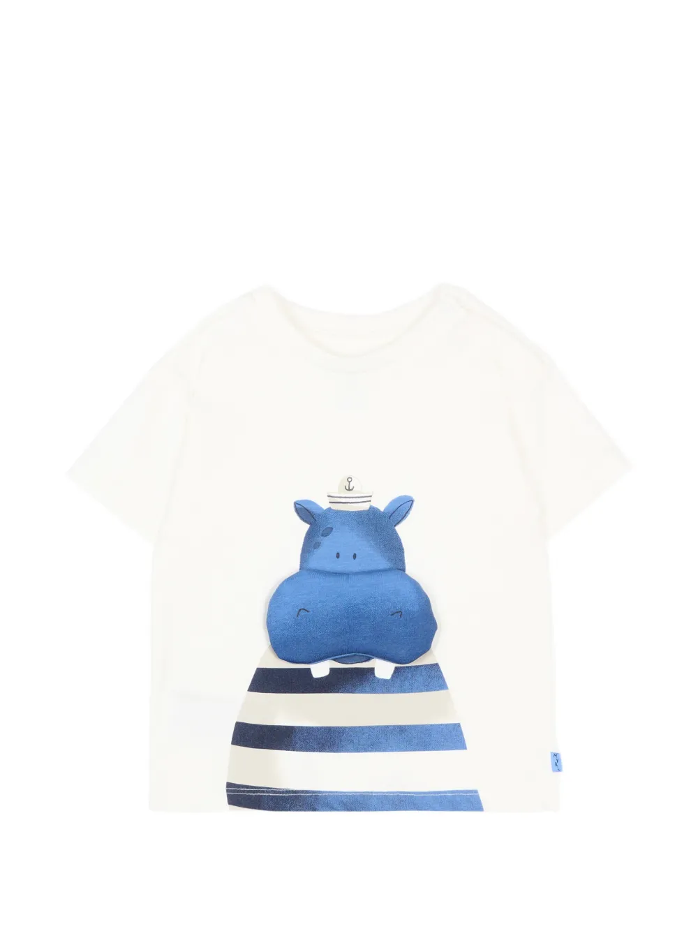 Mayoral T-shirt met print Beige