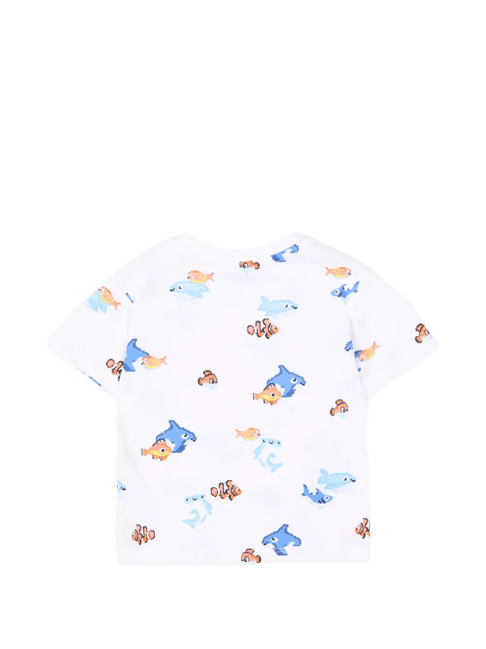 Mayoral Twee T-shirts met vissenprint Blauw