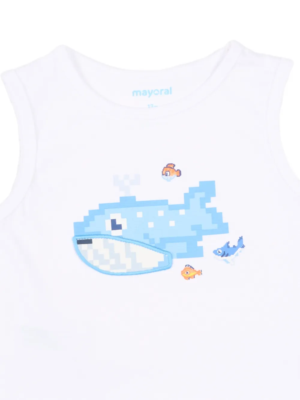 Mayoral Tanktop met print aan de voorkant Wit