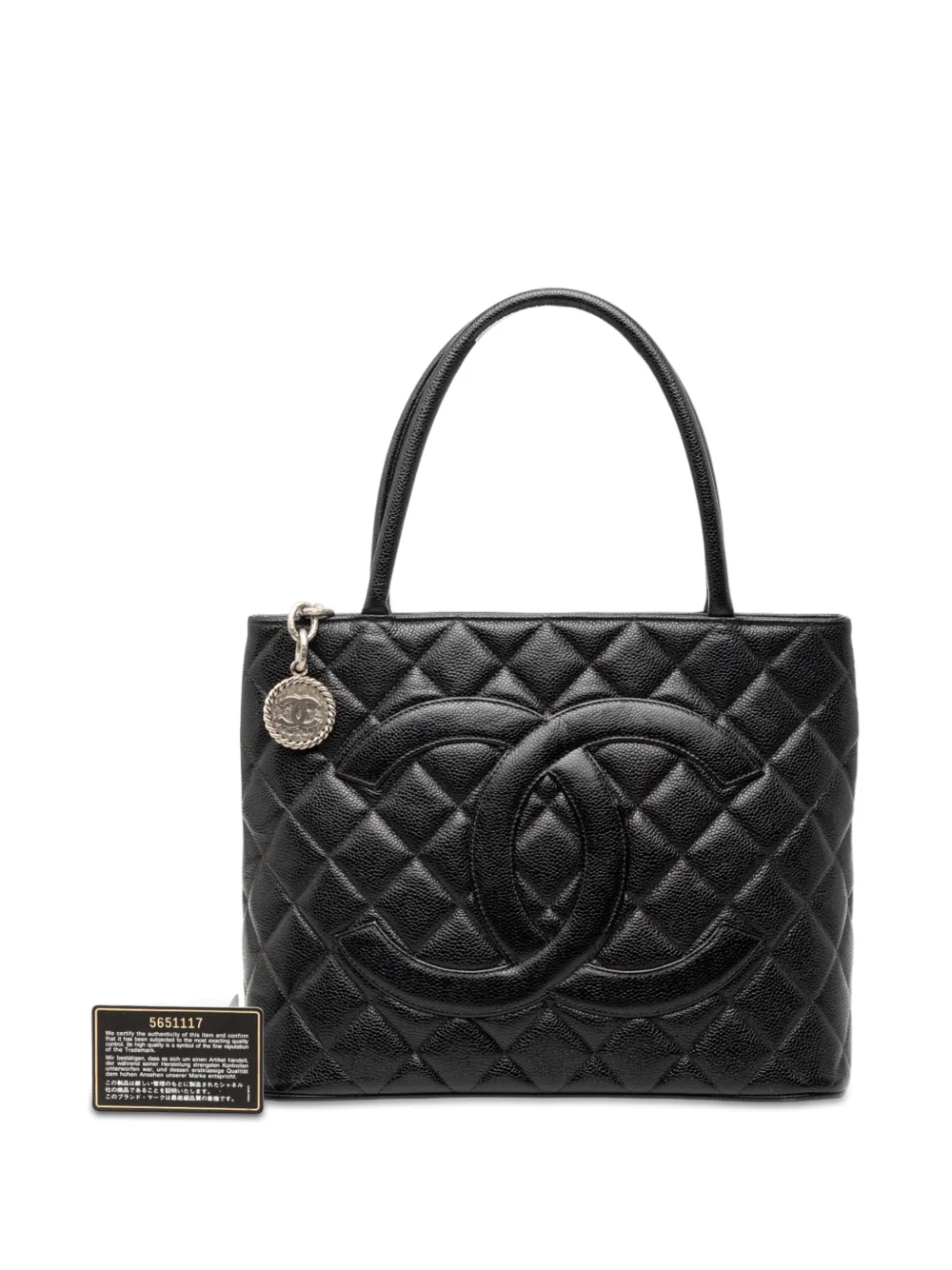 1997-1999 Caviar Medallion Tote Bag